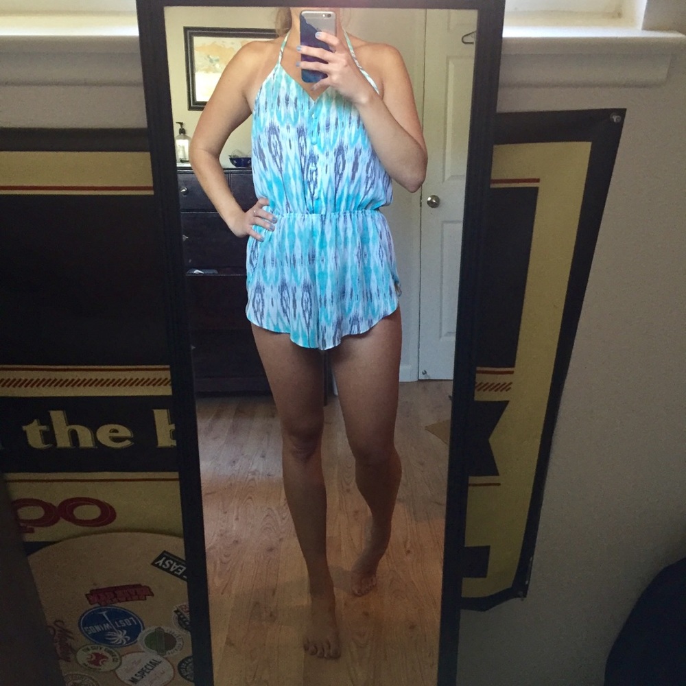 Multi colored romper